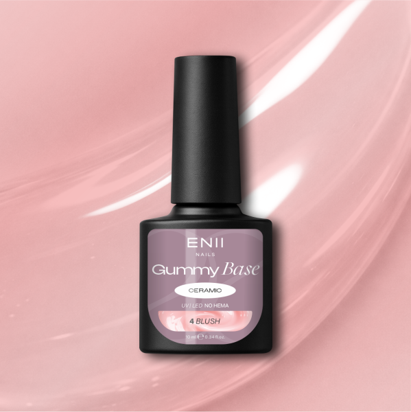 Gummy Base Ceramic 4 Blush - gumová báze na nehty 10 ml