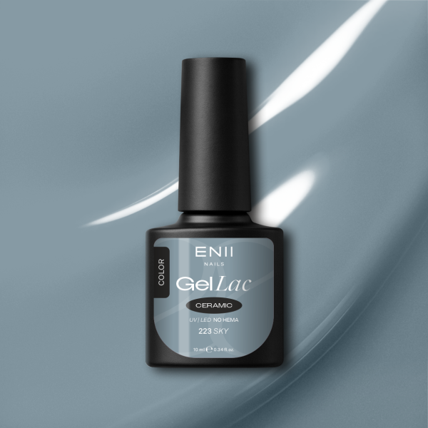Gel lak Ceramic 223 Sky - gelový lak bez HEMA, 10 ml