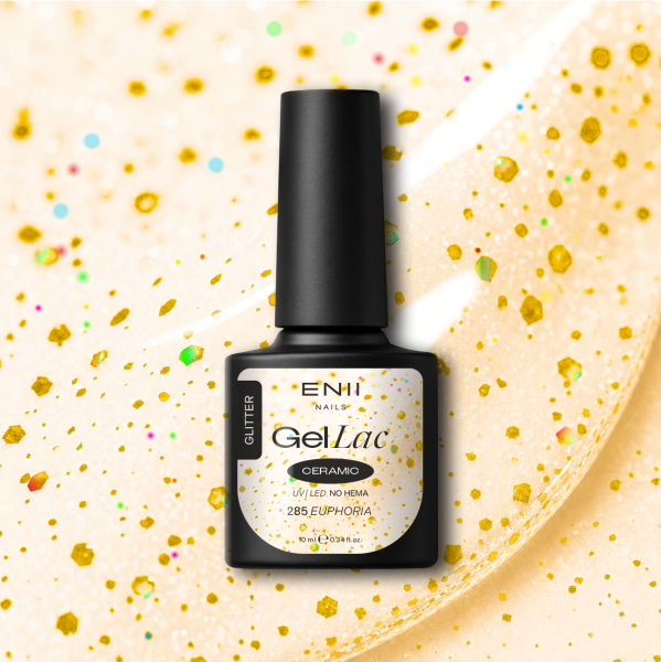 Gel lak Ceramic 285 Euphoria - gelový lak bez HEMA, 10 ml