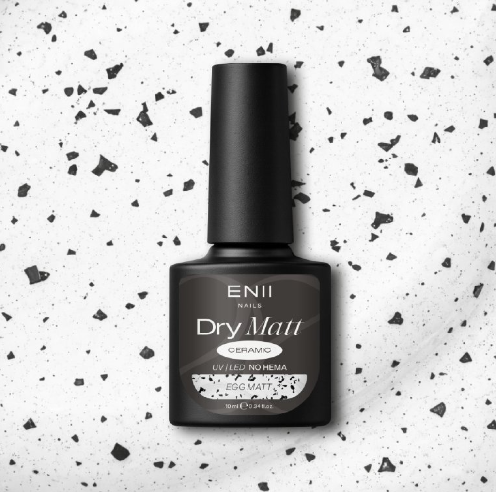 Dry Matt Ceramic Egg Matt - matný bezvýpotkový vrchní lak, 10 ml