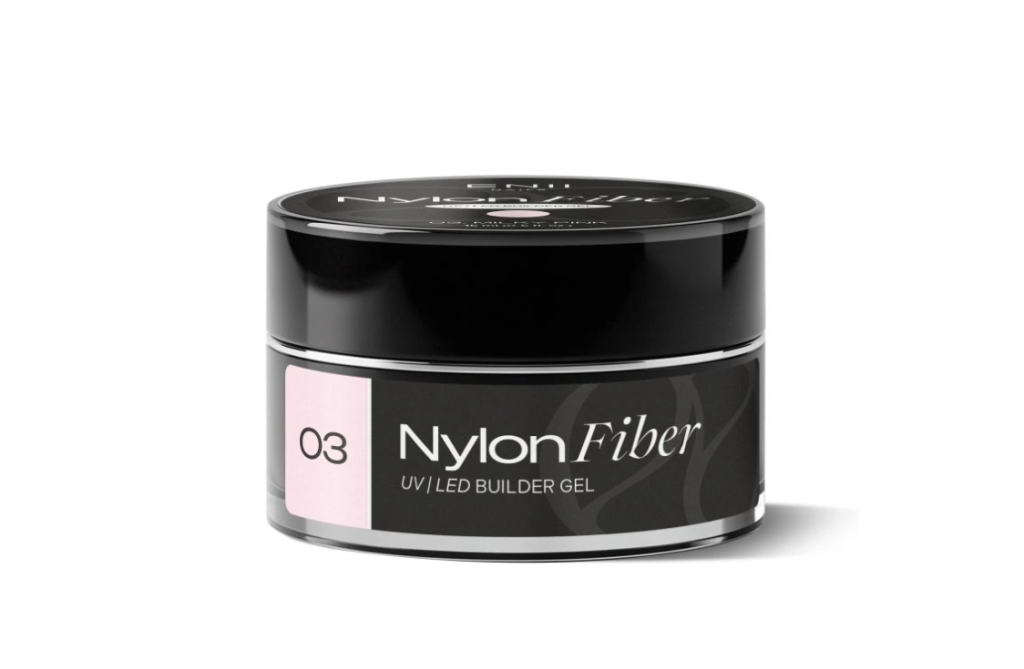 ENII Nylon Fiber Gel 03 Milky Pink - stavební UV LED gel, 40 ml