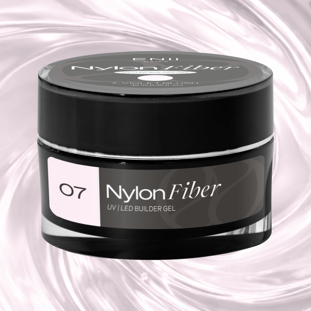 ENII Nylon Fiber Gel 07 Violet Blush - stavební UV LED gel, 40 ml