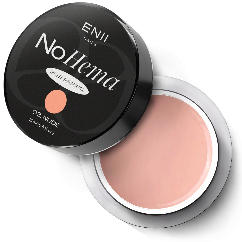ENII Stavební UV LED Gel No Hema 03 Nude, 15 ml