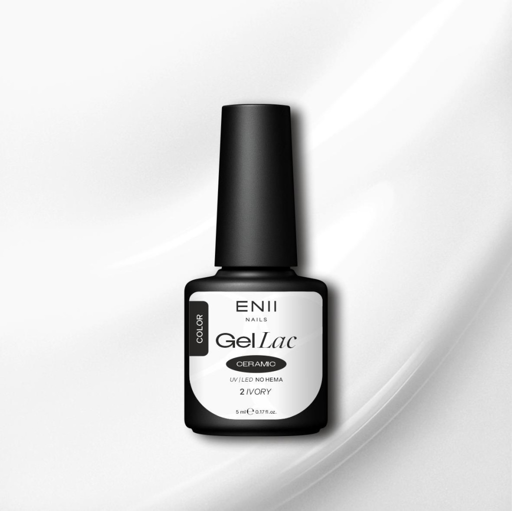 Gel lak Ceramic 02 Ivory - gelový lak bez HEMA, 5 ml