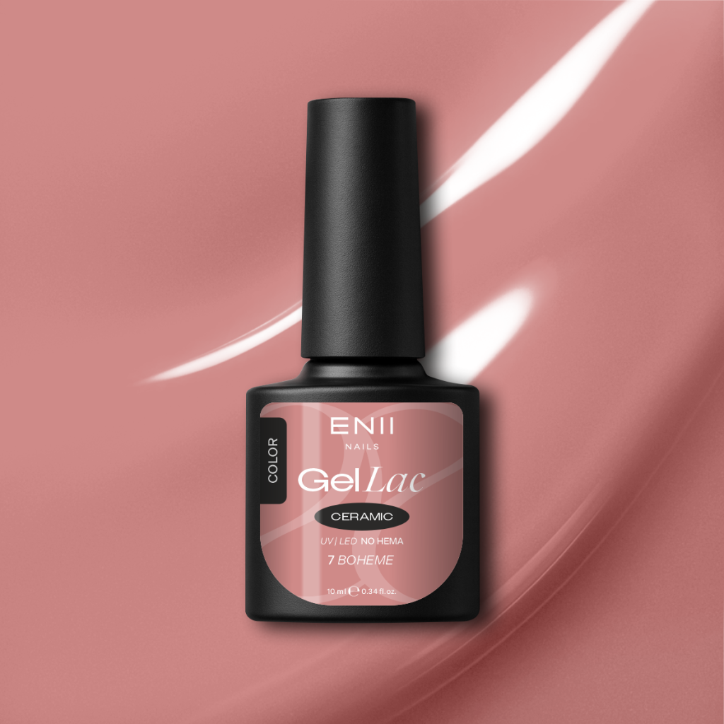 Gel lak Ceramic 07 Boheme - gelový lak bez HEMA, 10 ml