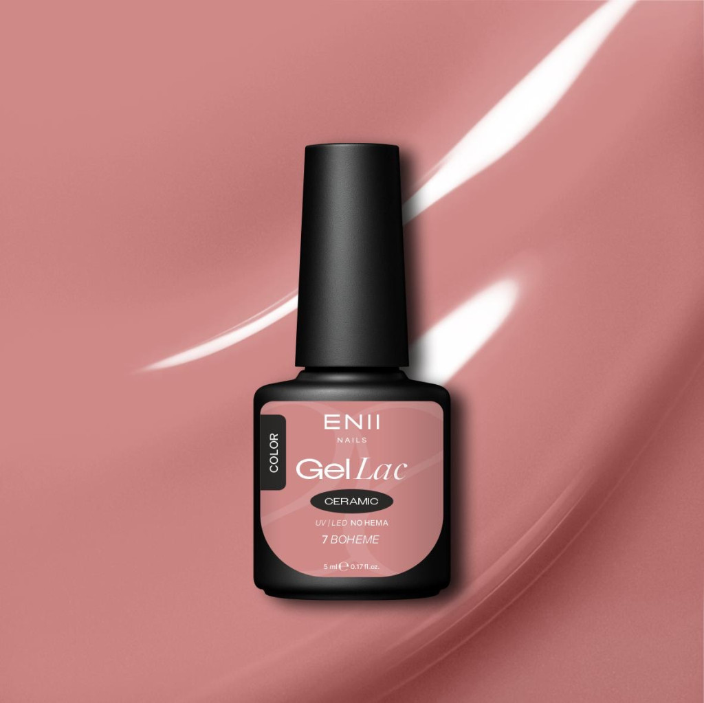 Gel lak Ceramic 07 Boheme - gelový lak bez HEMA, 5 ml