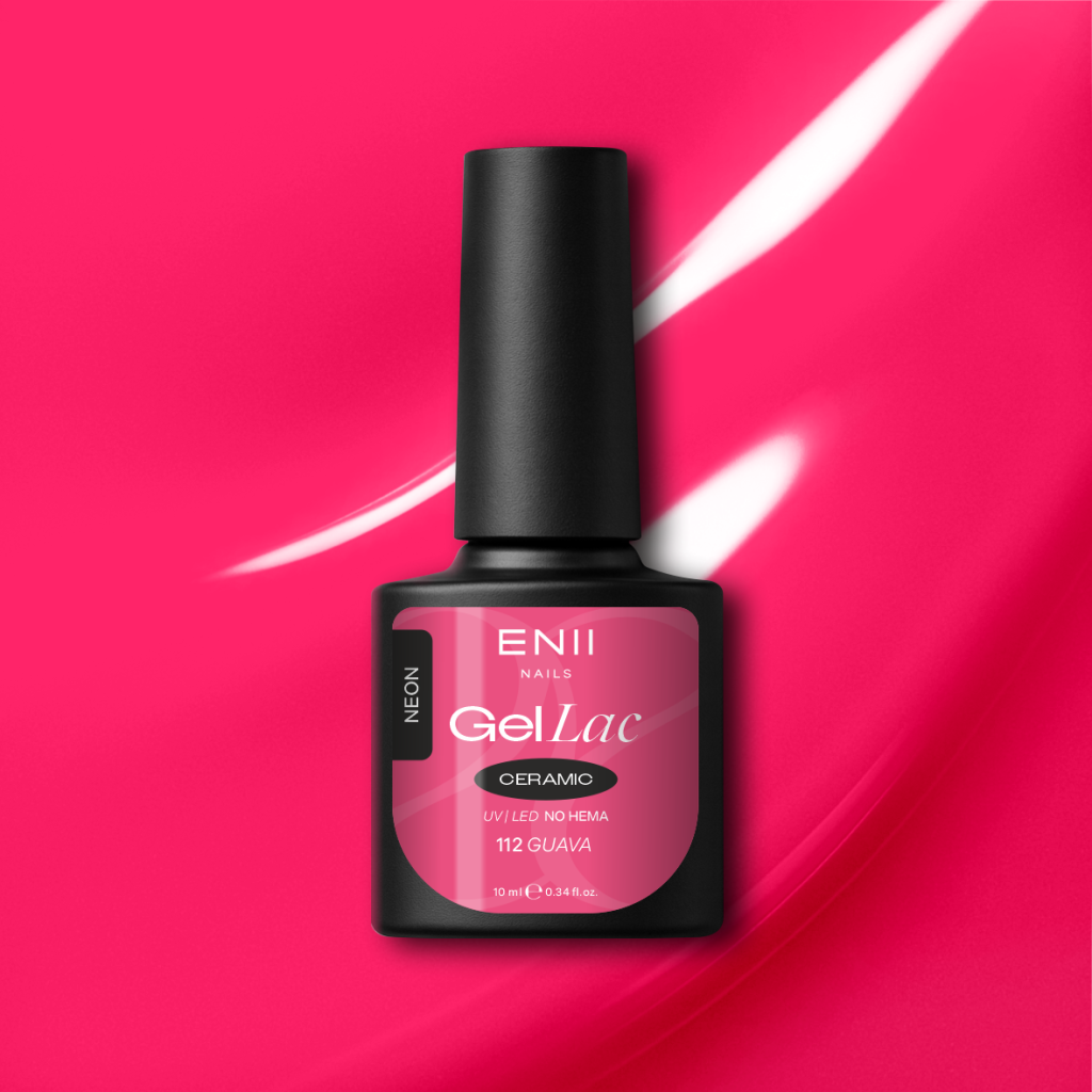Gel lak Ceramic 112 Guava - gelový lak bez HEMA, 10 ml