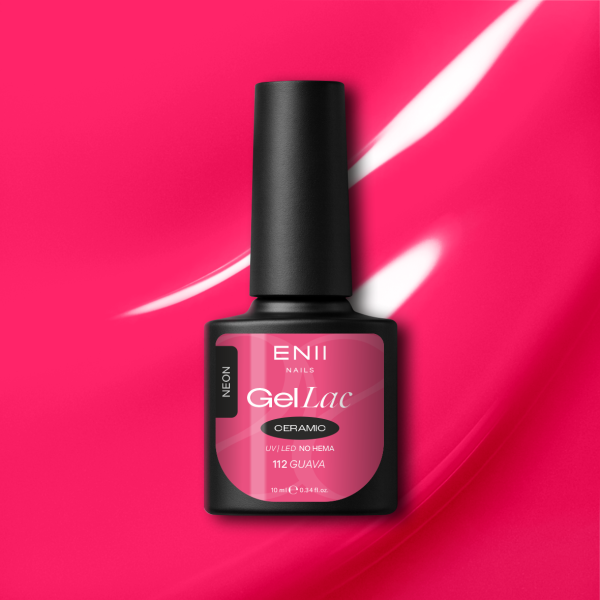 Gel lak Ceramic 112 Guava - gelový lak bez HEMA, 10 ml