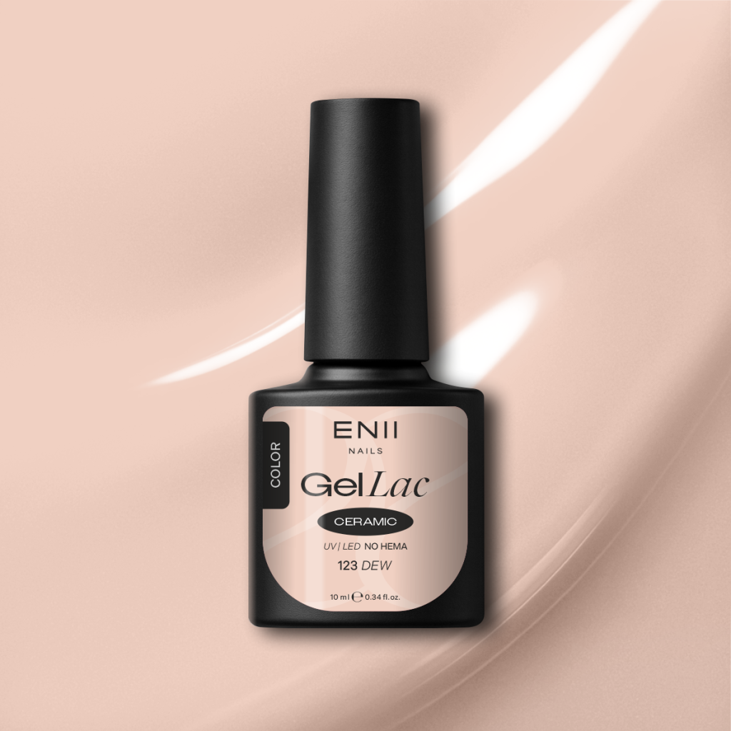 Gel lak Ceramic 123 Dew - gelový lak bez HEMA, 10 ml