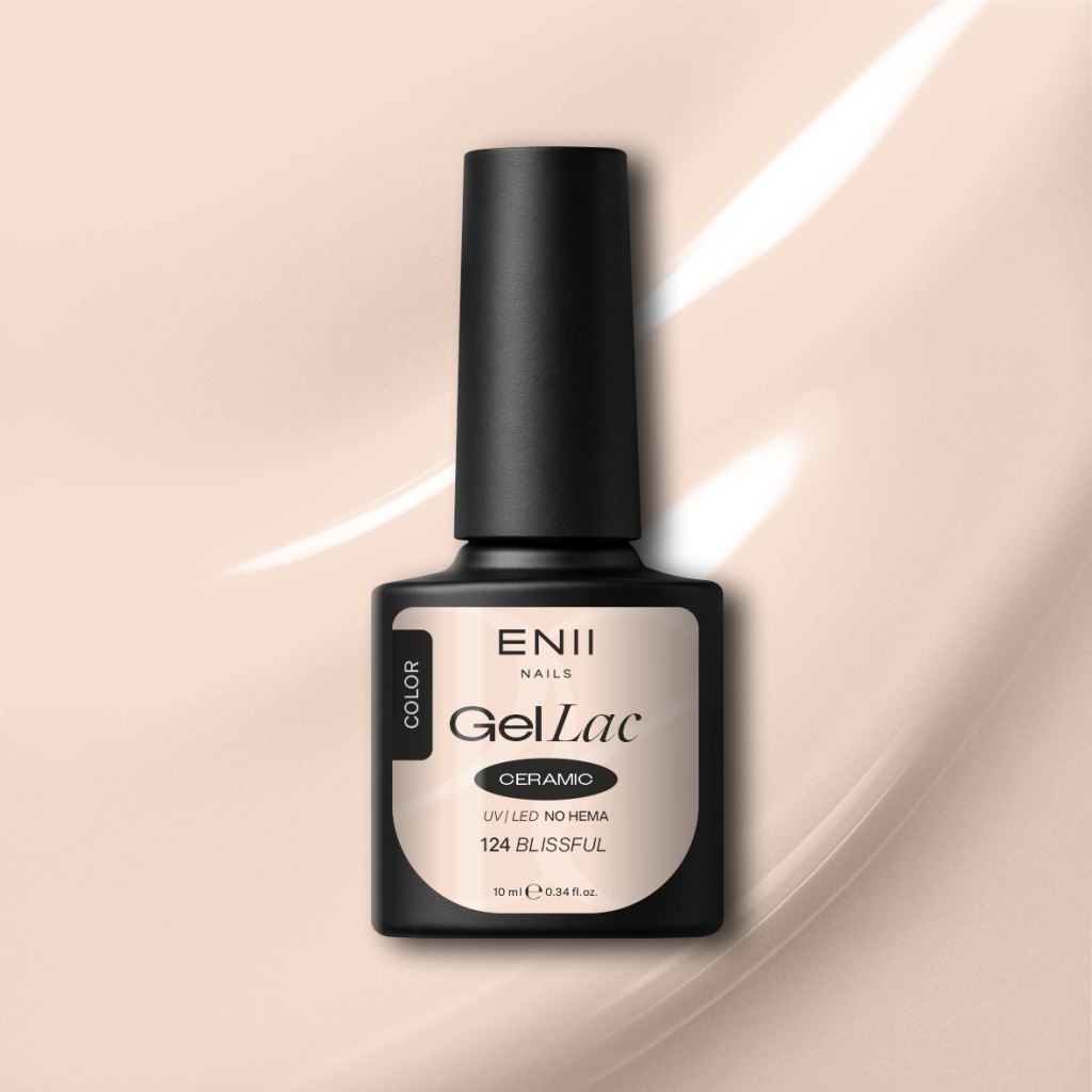 Gel lak Ceramic 124 Blissful - gelový lak bez HEMA, 10 ml