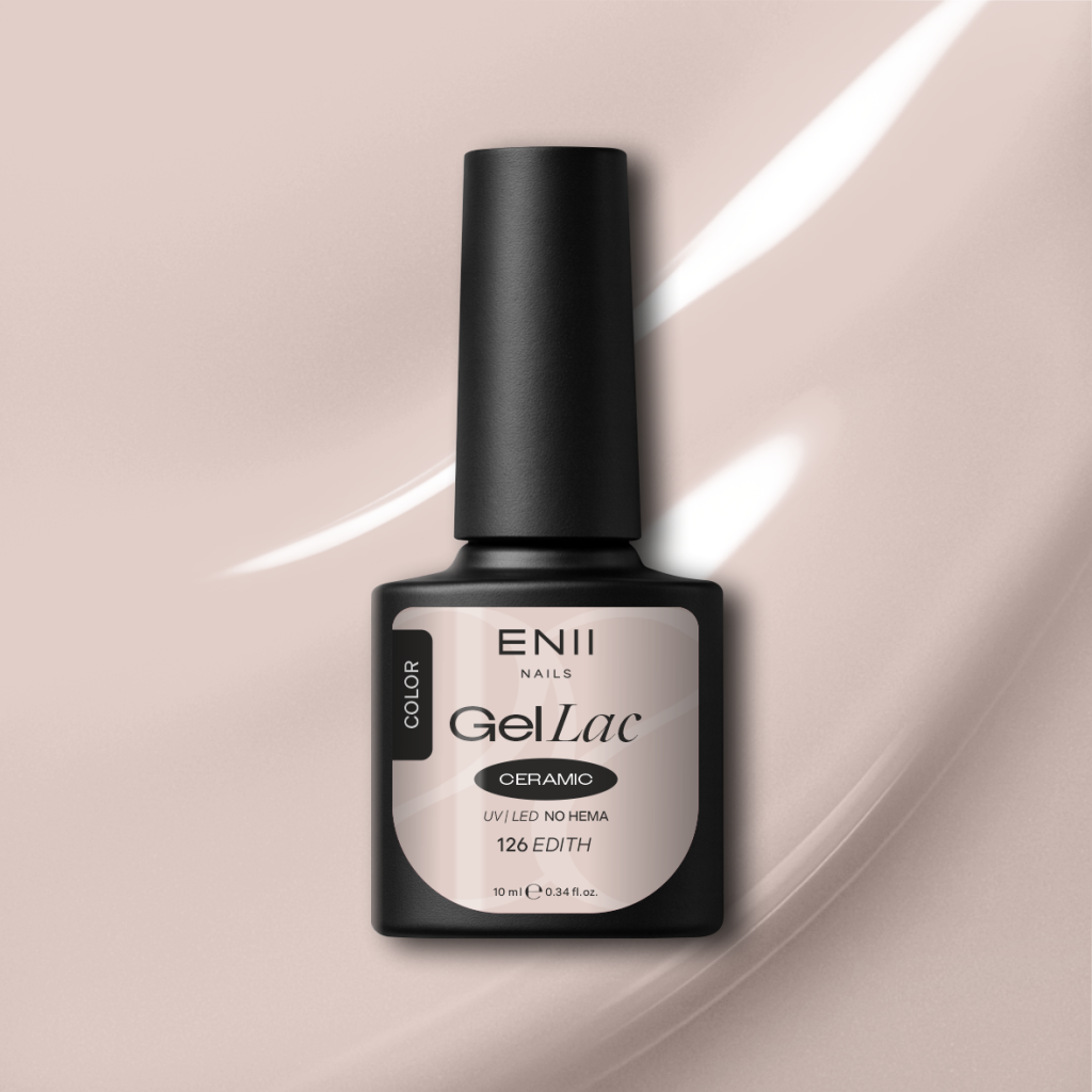 Gel lak Ceramic 126 Edith - gelový lak bez HEMA, 10 ml