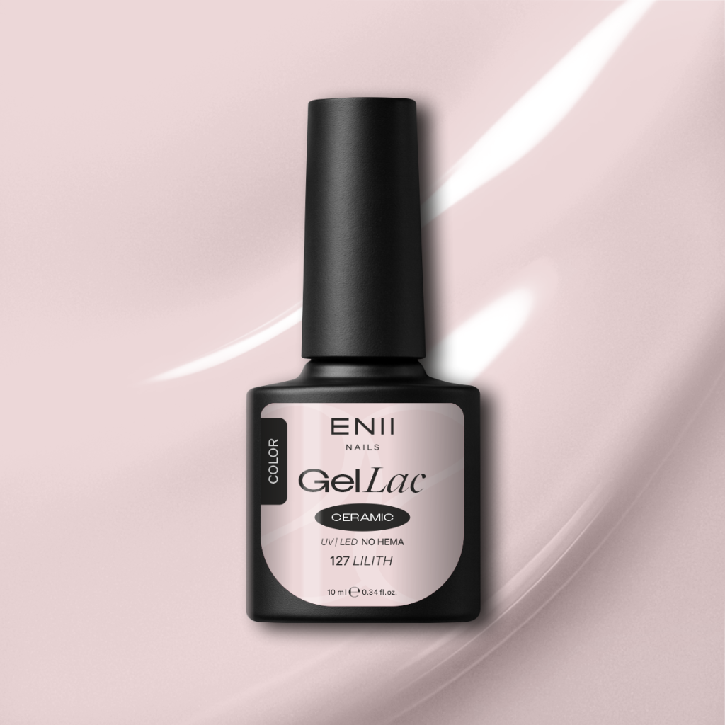 Gel lak Ceramic 127 Lilith - gelový lak bez HEMA, 10 ml