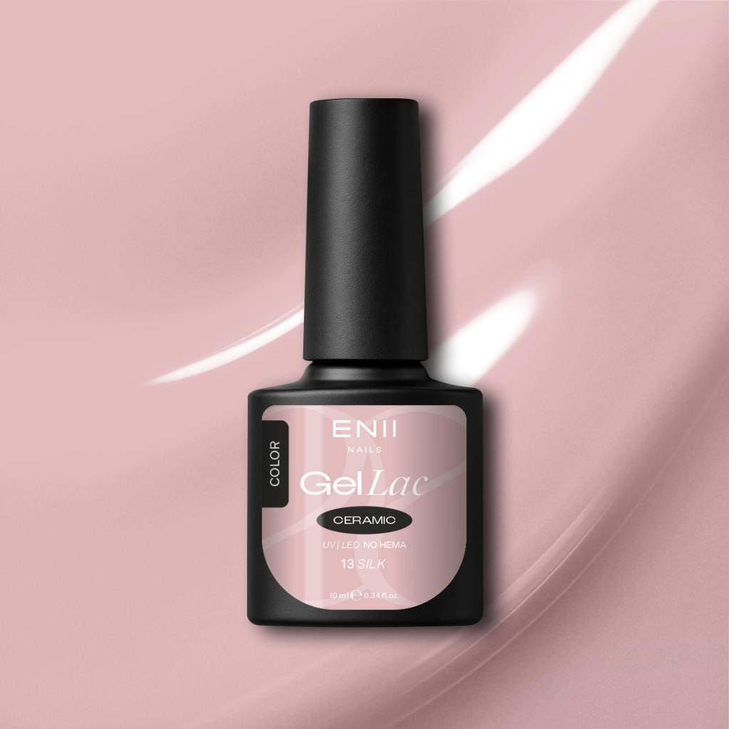 Gel lak Ceramic 13 Silk - gelový lak bez HEMA, 10 ml