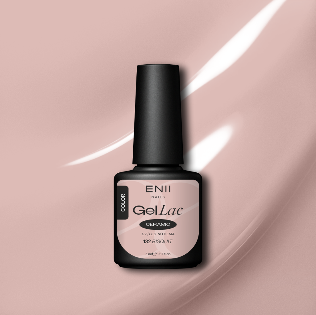 Gel lak Ceramic 132 Bisquit - gelový lak bez HEMA, 5 ml