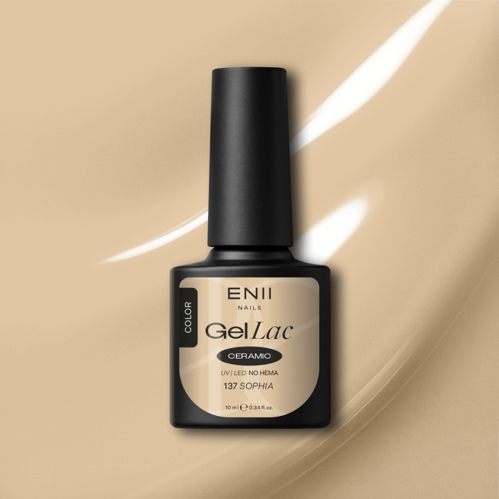 Gel lak Ceramic 137 Sophia - gelový lak bez HEMA, 10 ml