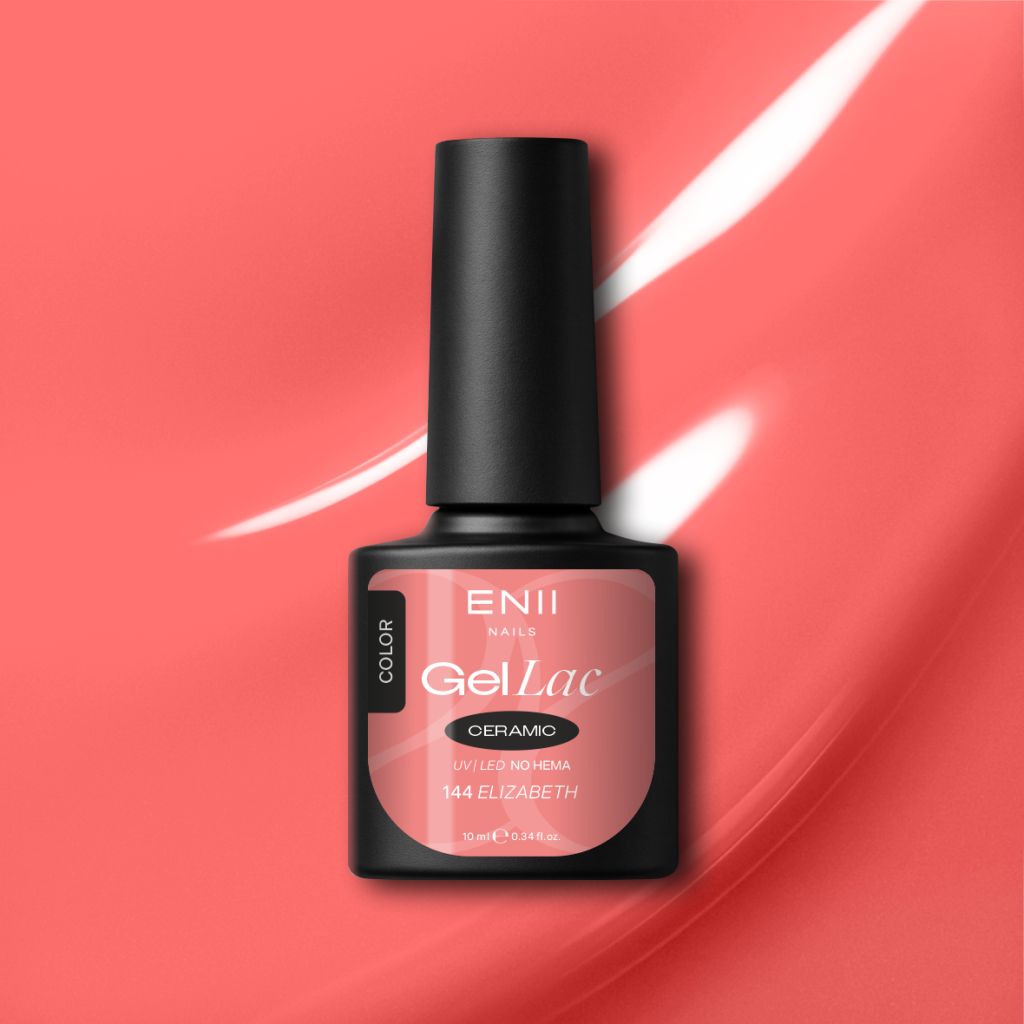 Gel lak Ceramic 144 Elizabeth - gelový lak bez HEMA, 10 ml