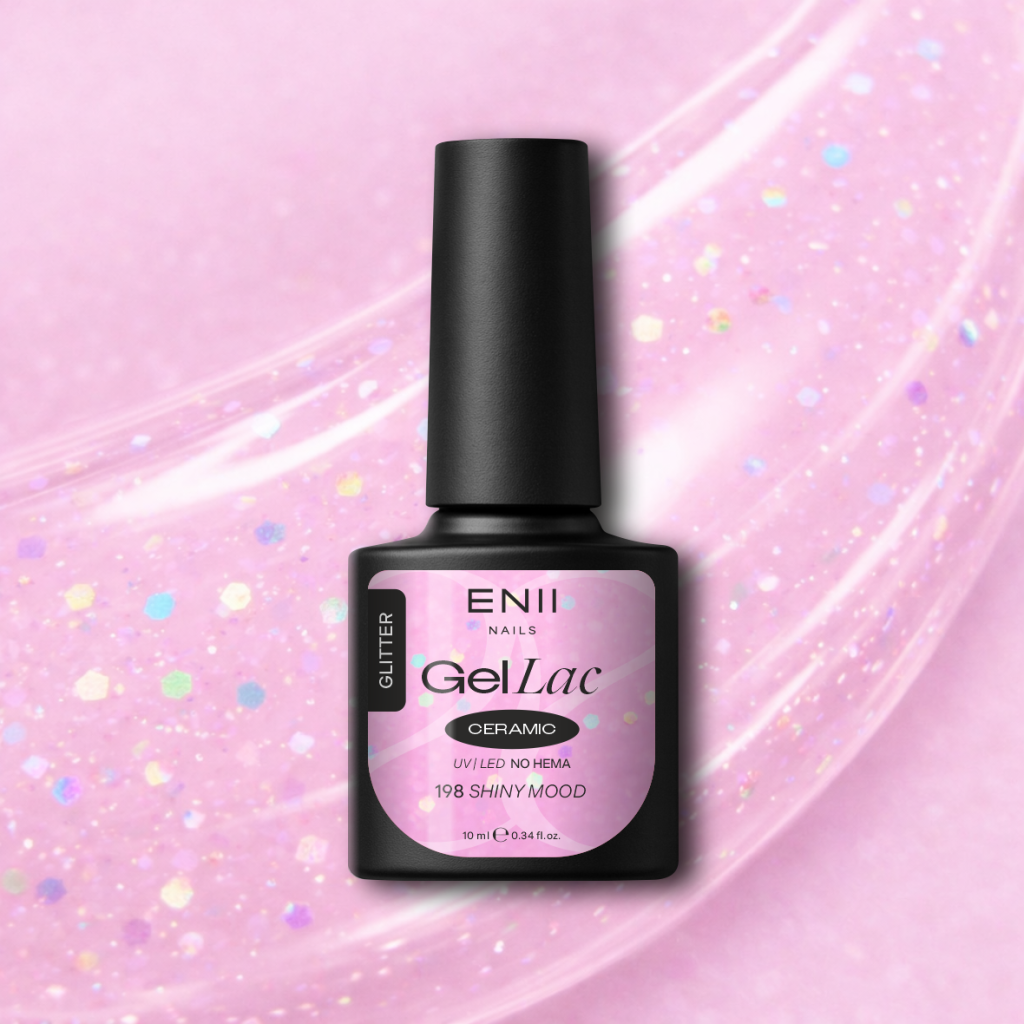 Gel lak Ceramic 198 Shiny Mood - gelový lak bez HEMA, 10 ml