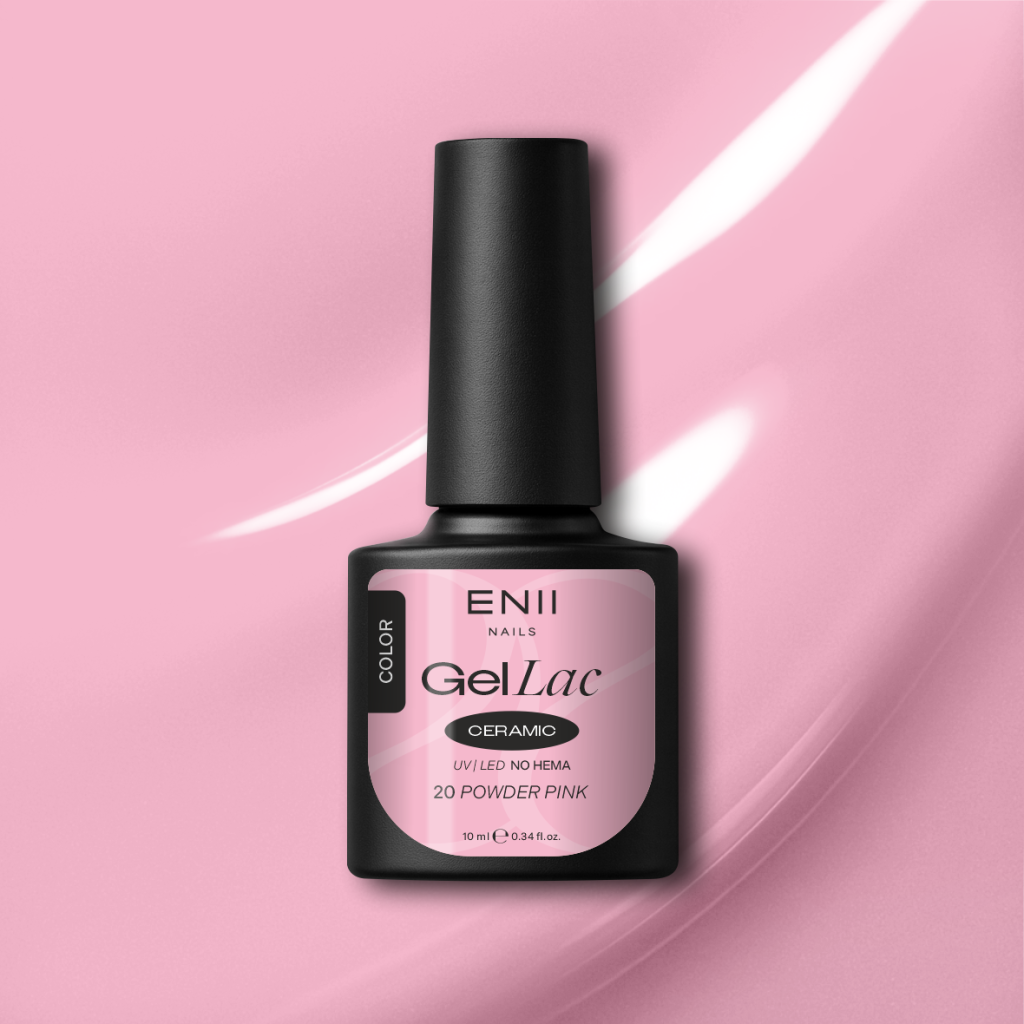 Gel lak Ceramic 20 Powder Pink - gelový lak bez HEMA, 10 ml