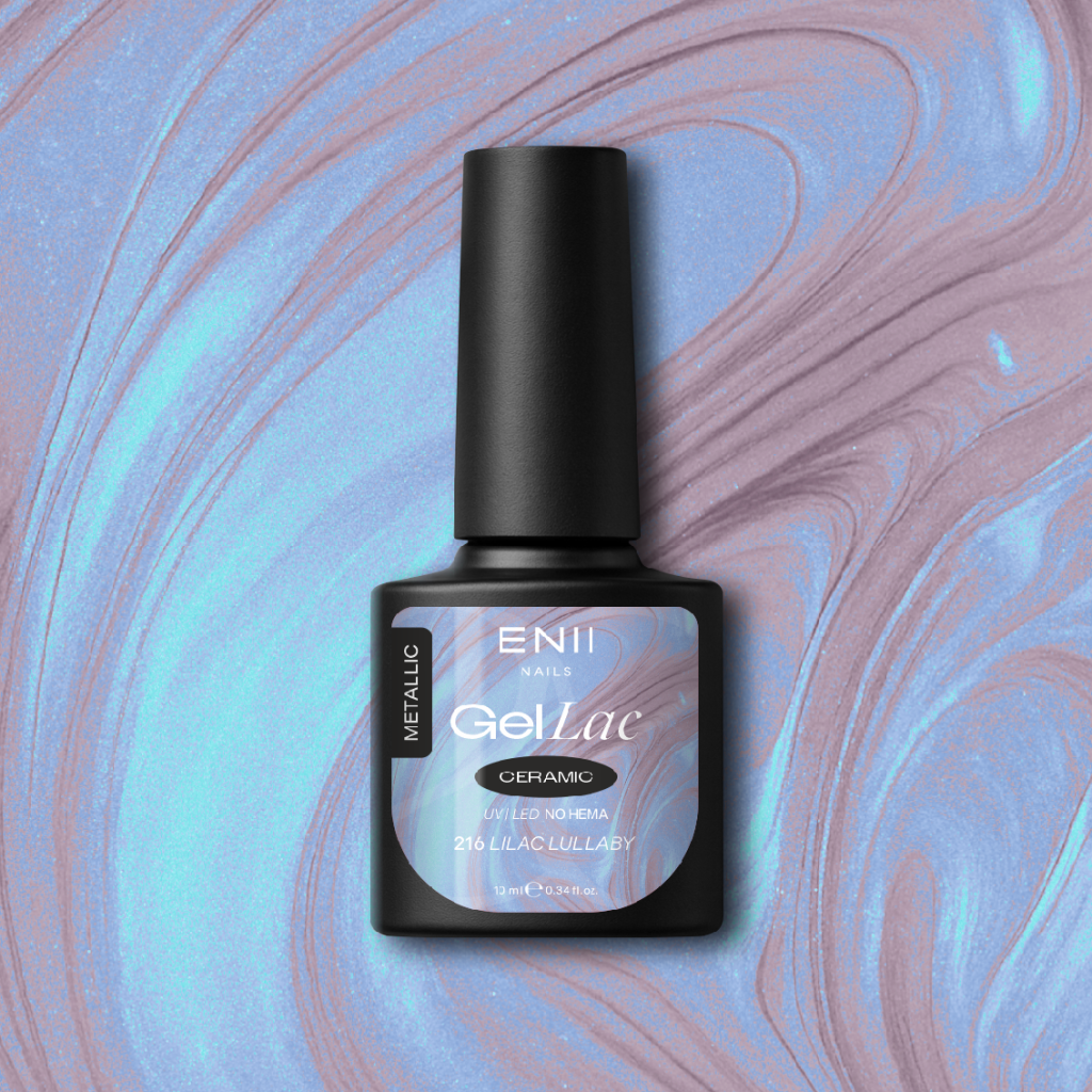 Gel lak Ceramic 216 Lilac Lullaby - gelový lak bez HEMA, 10 ml