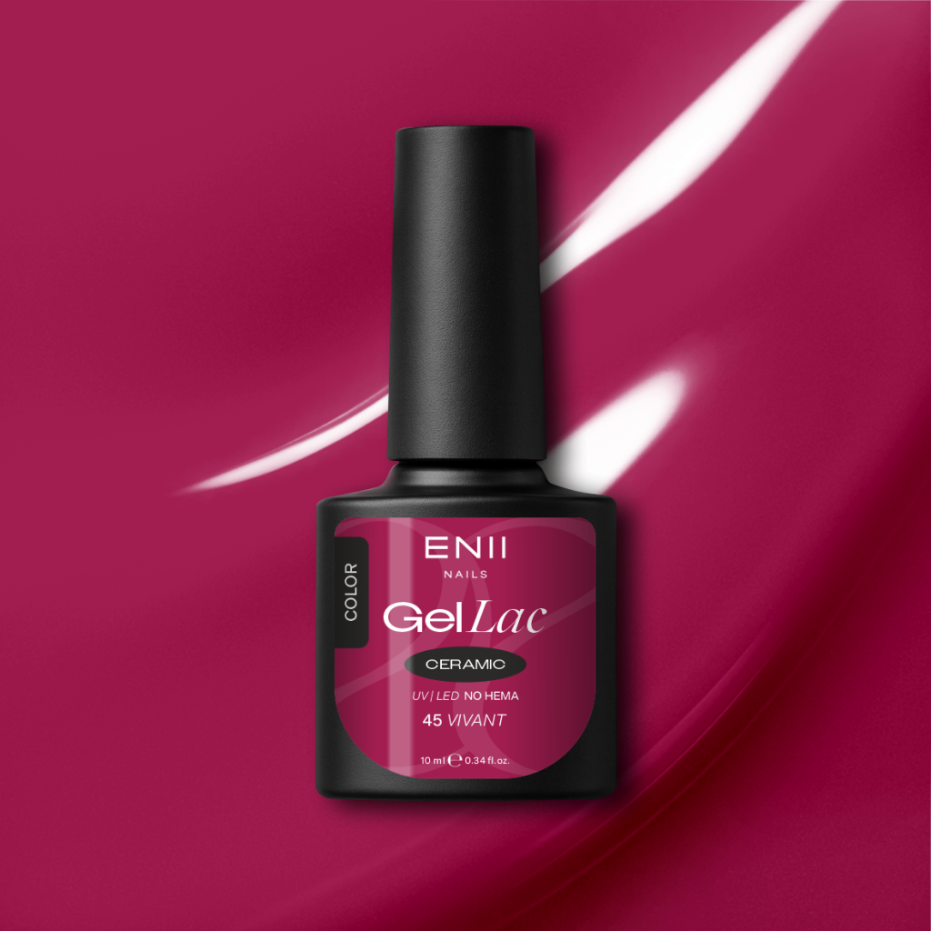 Gel lak Ceramic 45 Vivant - gelový lak bez HEMA, 10 ml