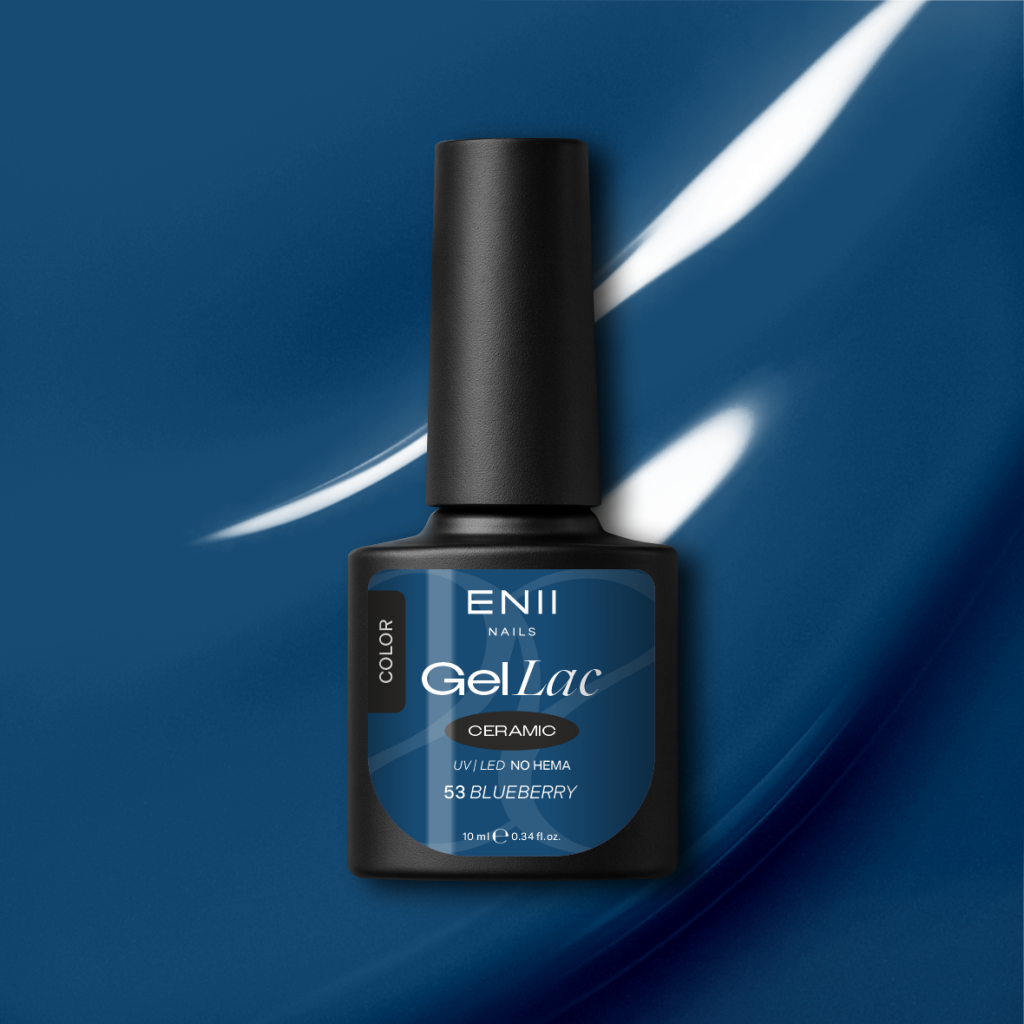Gel lak Ceramic 53 Blueberry - gelový lak bez HEMA, 10 ml