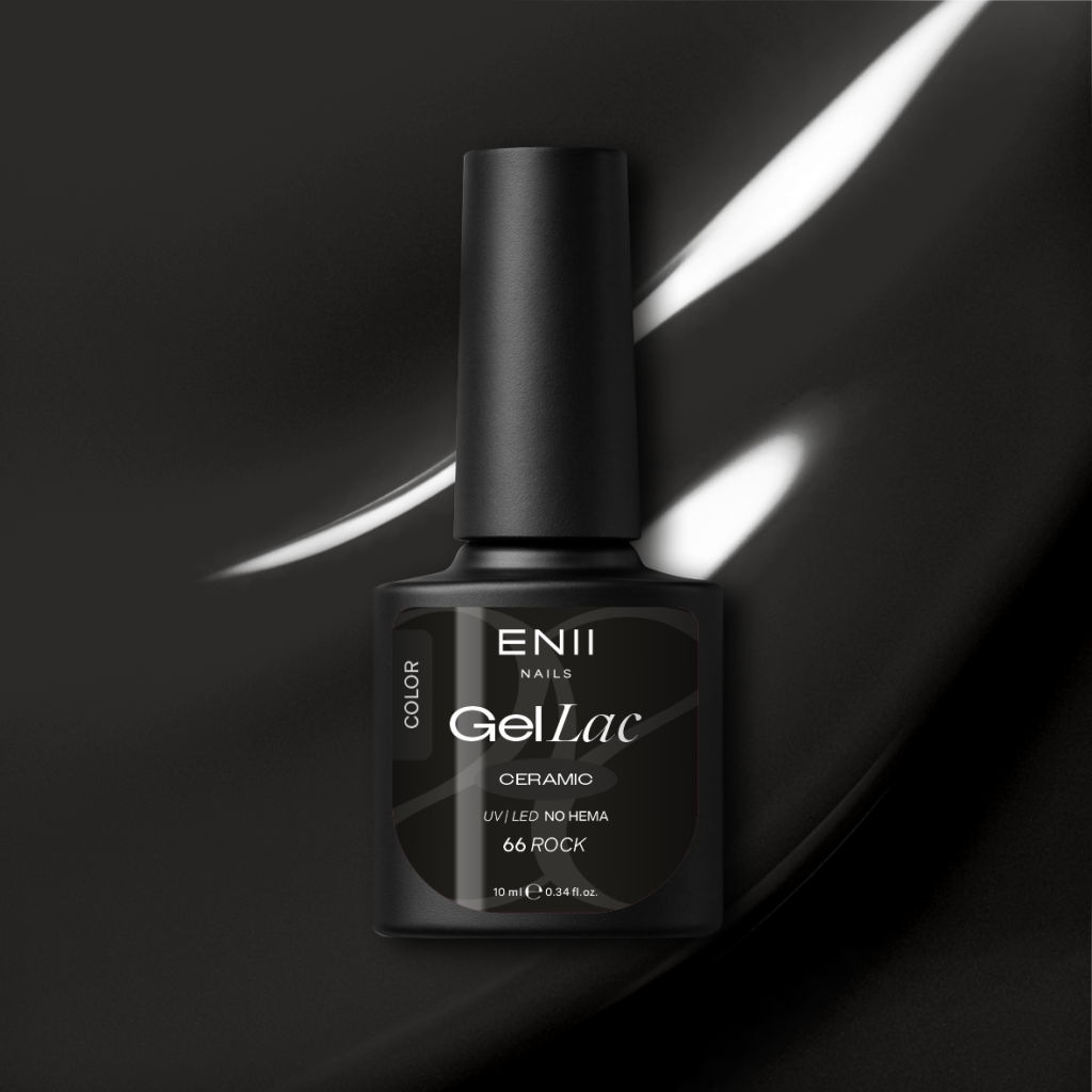 Gel lak Ceramic 66 Rock - gelový lak bez HEMA, 10 ml