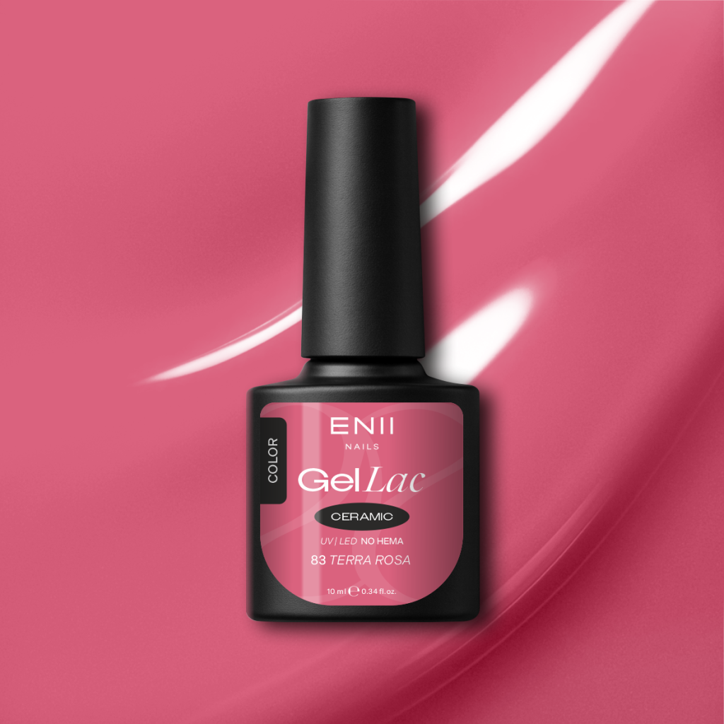 Gel lak Ceramic 83 Terra Rosa - gelový lak bez HEMA, 10 ml