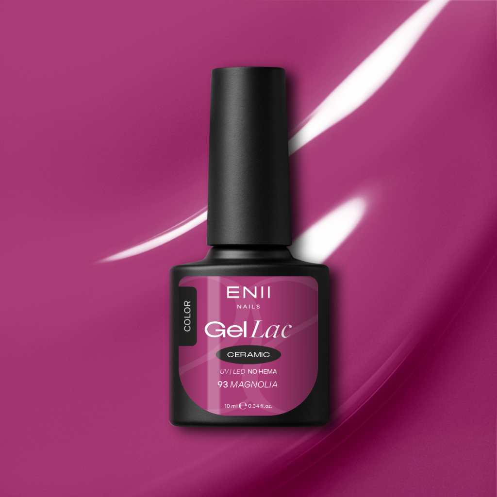 Gel lak Ceramic 93 Magnolia - gelový lak bez HEMA 10 ml