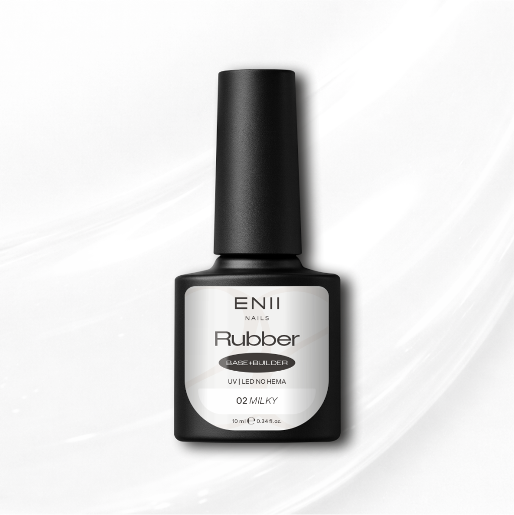 RUBBER Base Milky 02 NO HEMA and NO TPO 10 ml